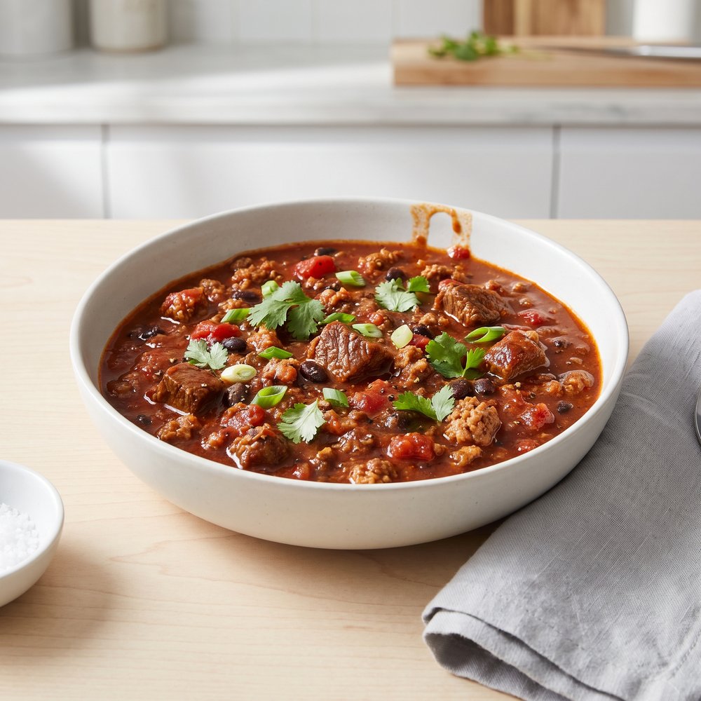 Jen's Robust Triple-Meat Chili
