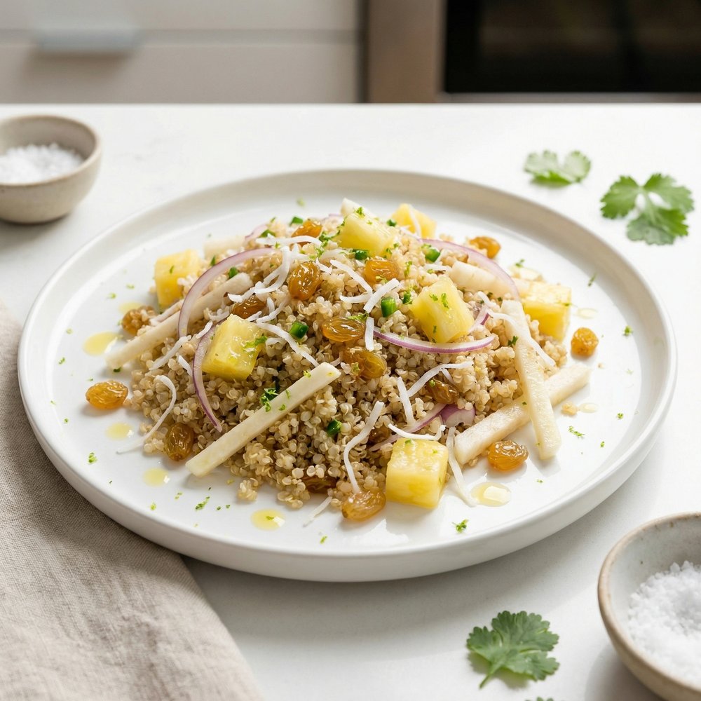 Quinoa Jicama Salad with Lime