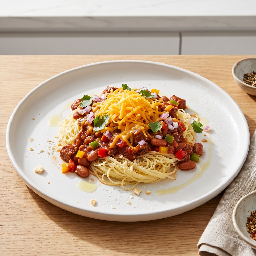Josh's Cincinnati-Style Four-Way Chili