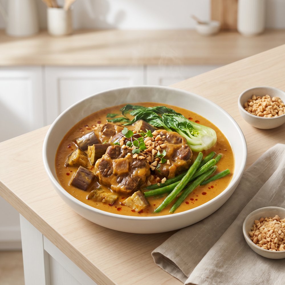 Kare-Kare Filipino Oxtail Peanut Stew