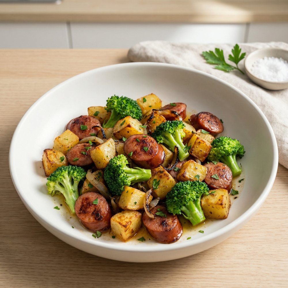 Weeknight Kielbasa Skillet Supper