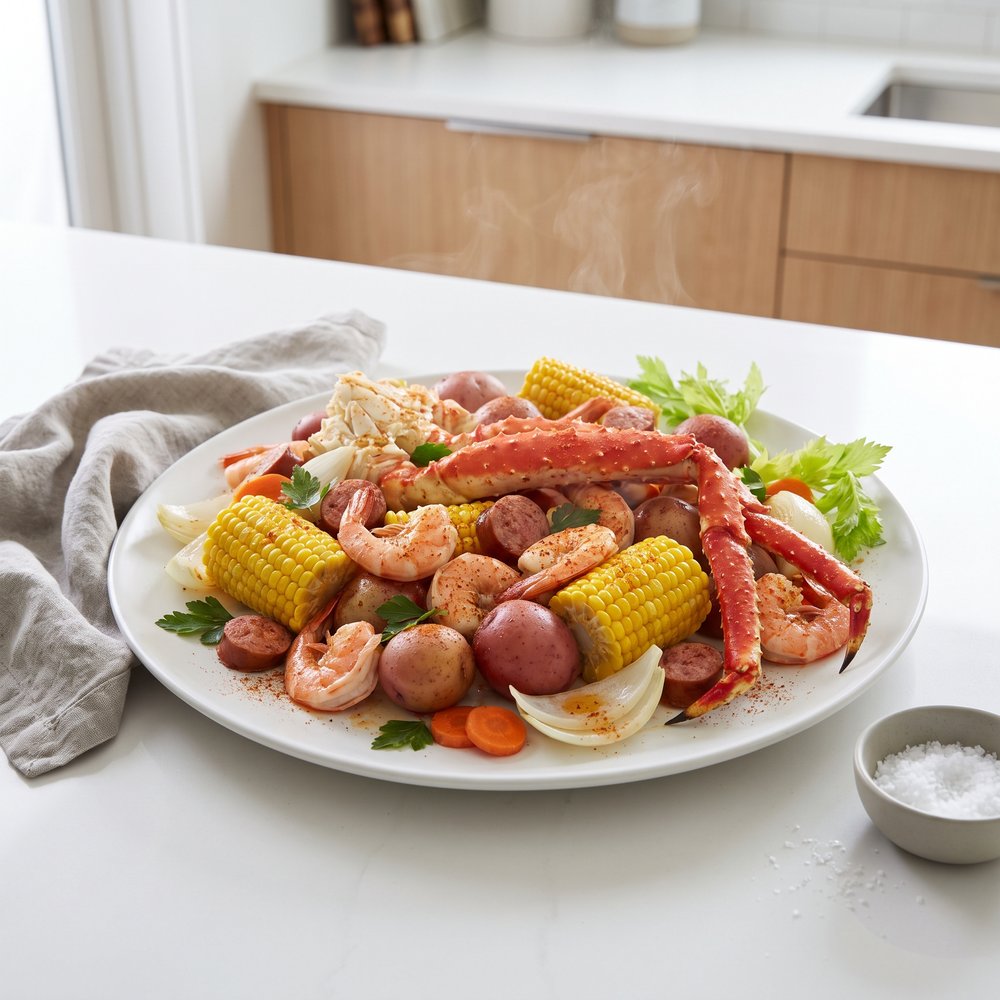 King Crab & Shrimp Seafood Boil