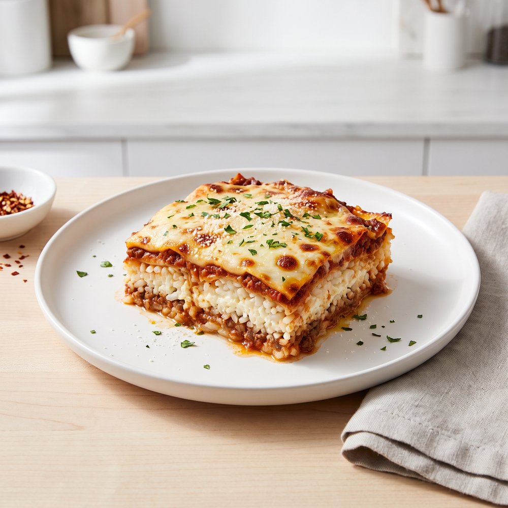 Lasagna-Style Rice Bake