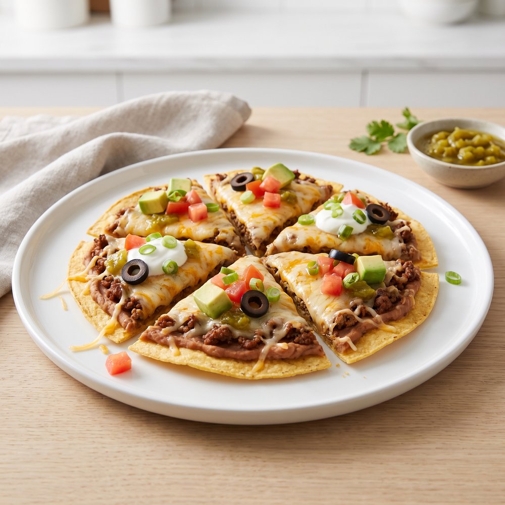 Layered Mexican-Style Pizza