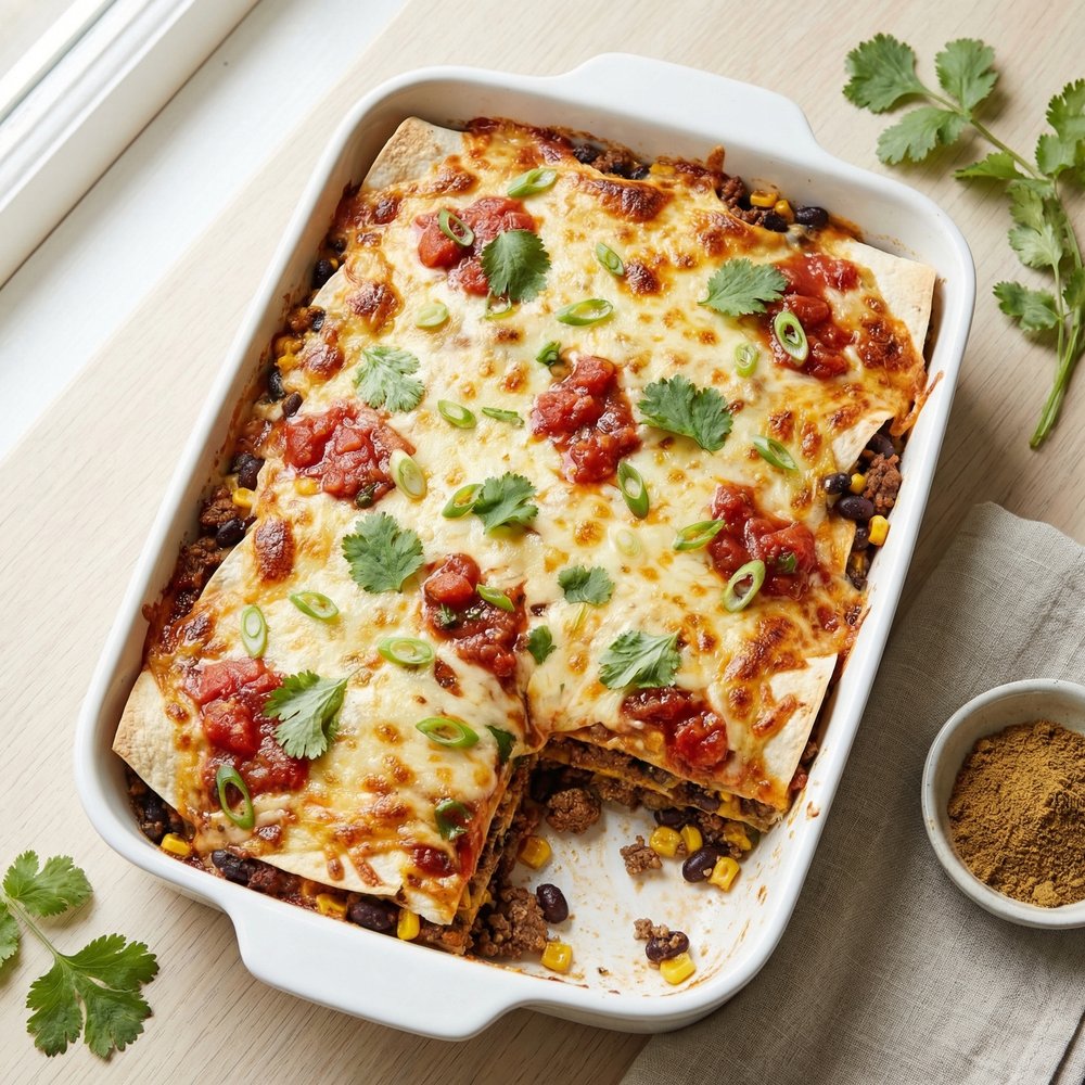 Layered Taco Casserole I