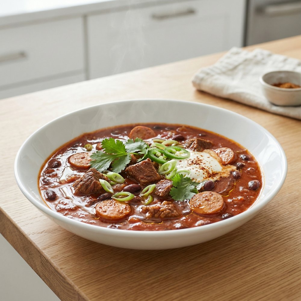 Lightened-Up Boilermaker Tailgate Chili