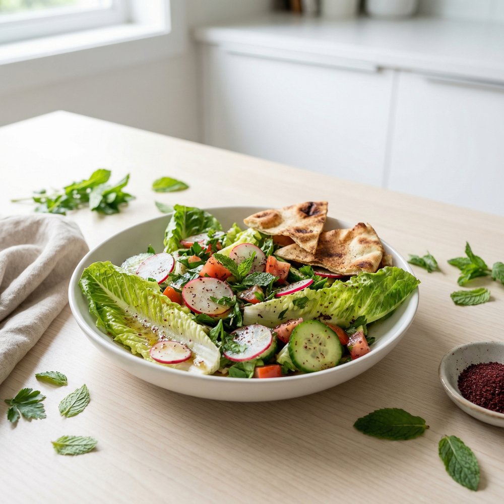 Lebanese Fattoush (Bread Salad)