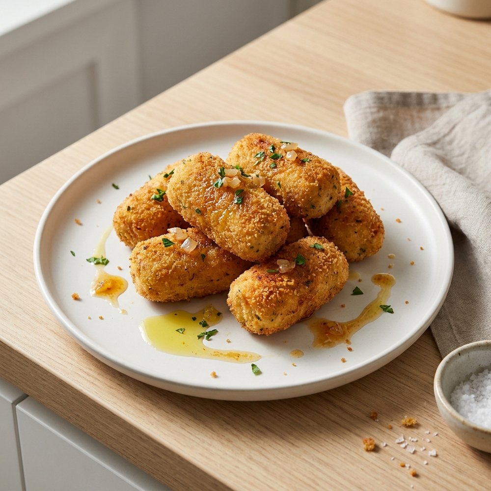 Leftover Chicken Croquettes