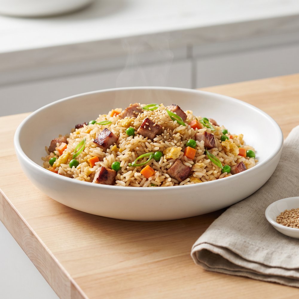 Leftover Pork Fried Rice