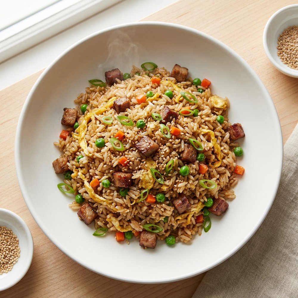 Leftover Pork Fried Rice