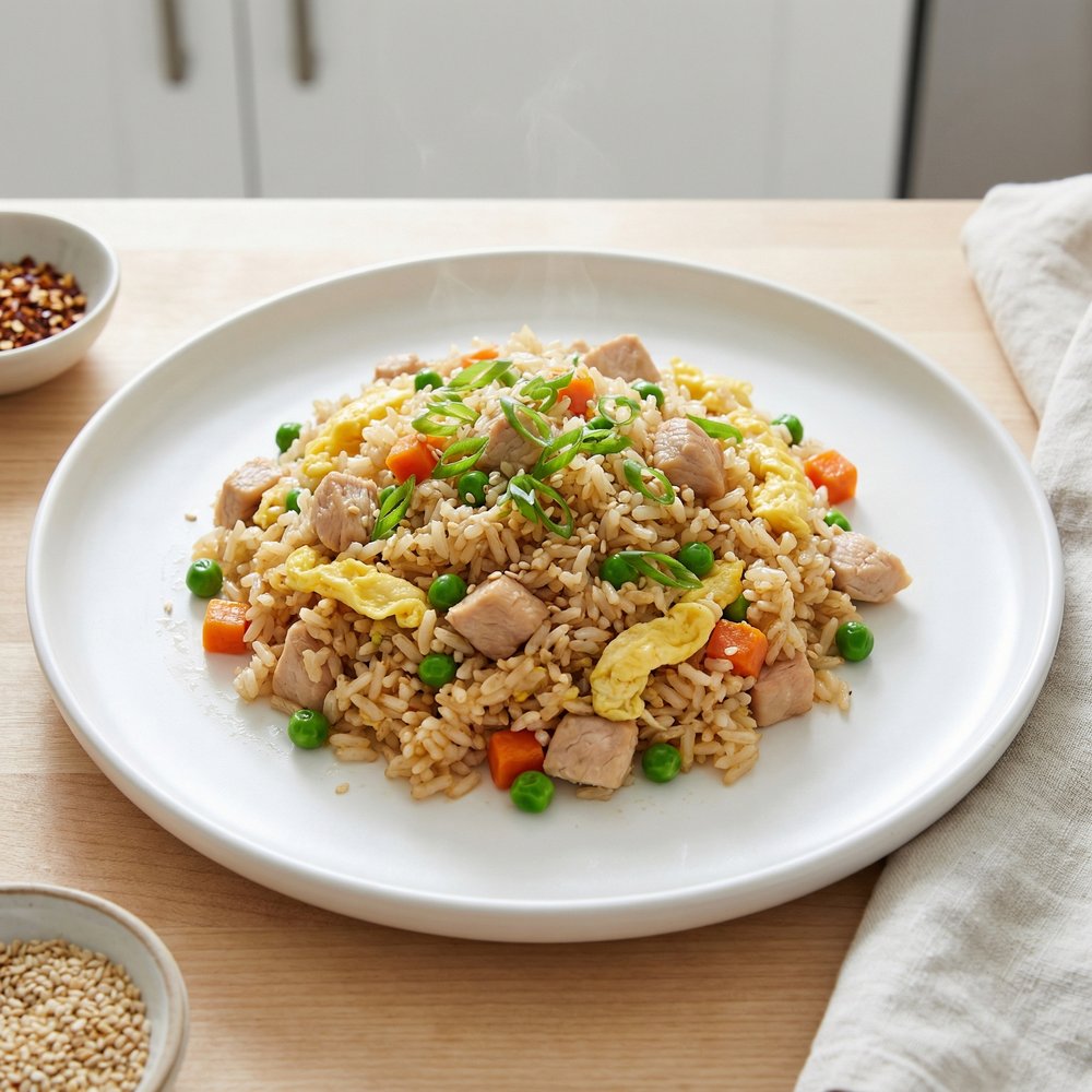 Turkey Fried Rice with Leftovers