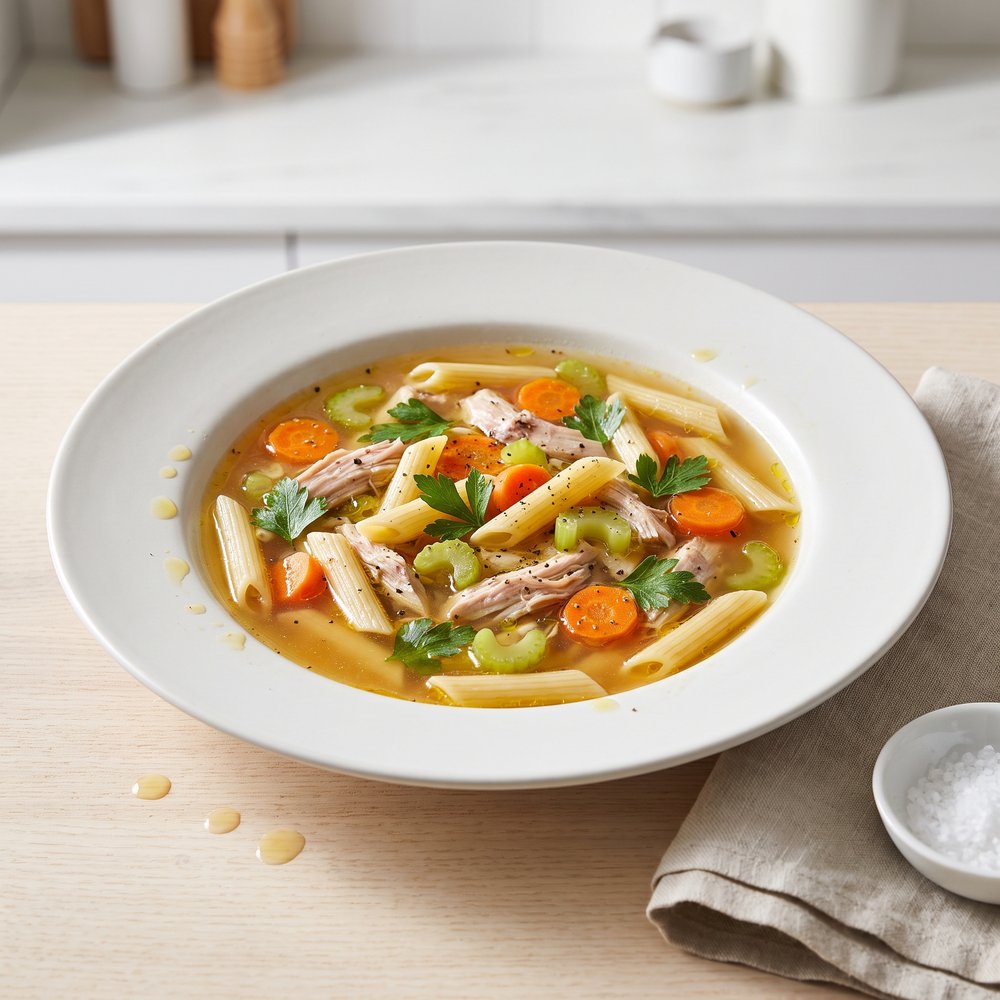 Leftover Turkey Soup (Slow Cooker)