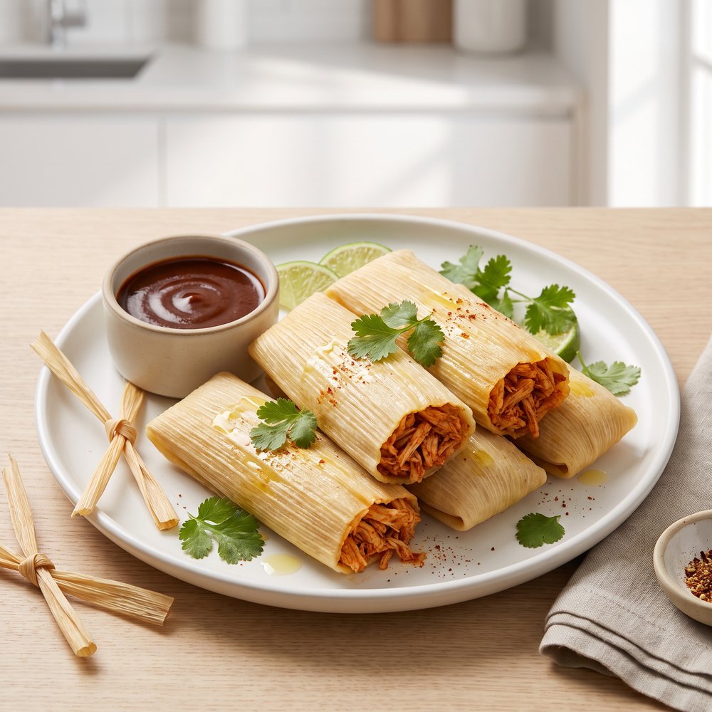 Leftover Turkey Tamales