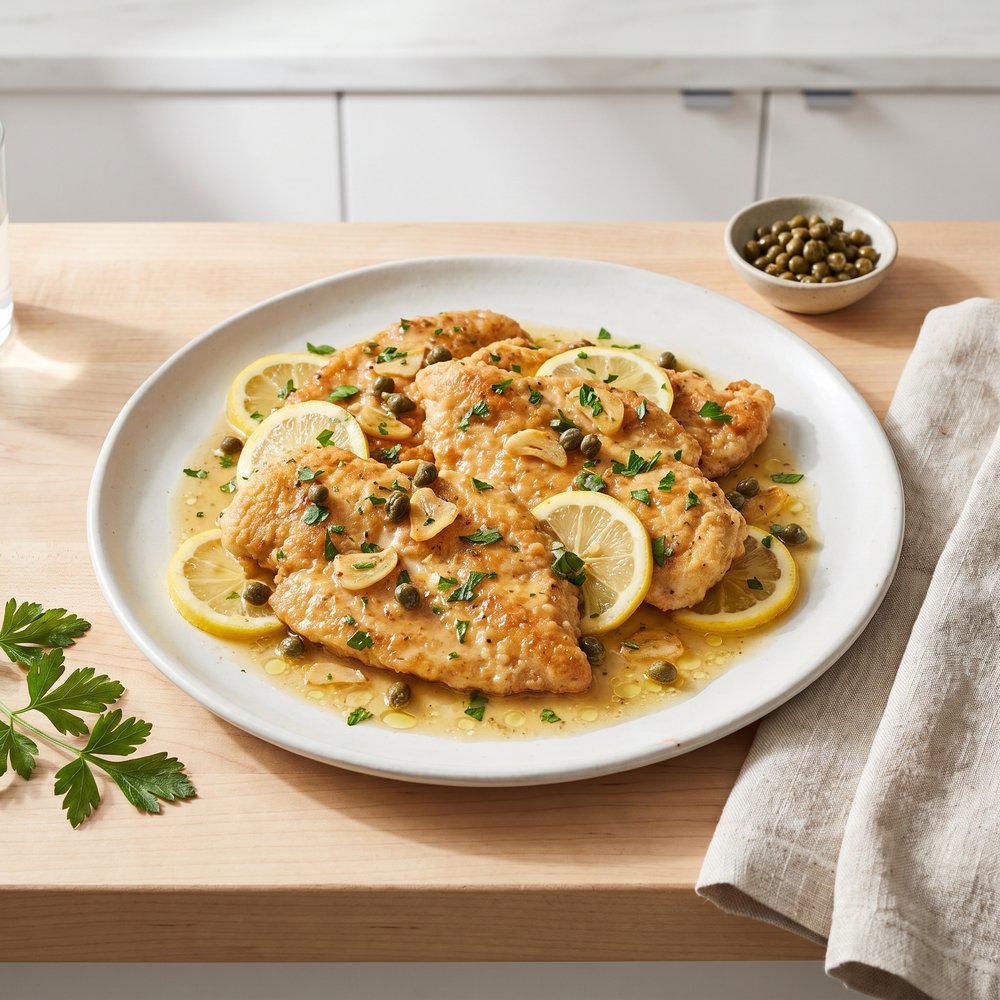Lemon-Caper Chicken Piccata