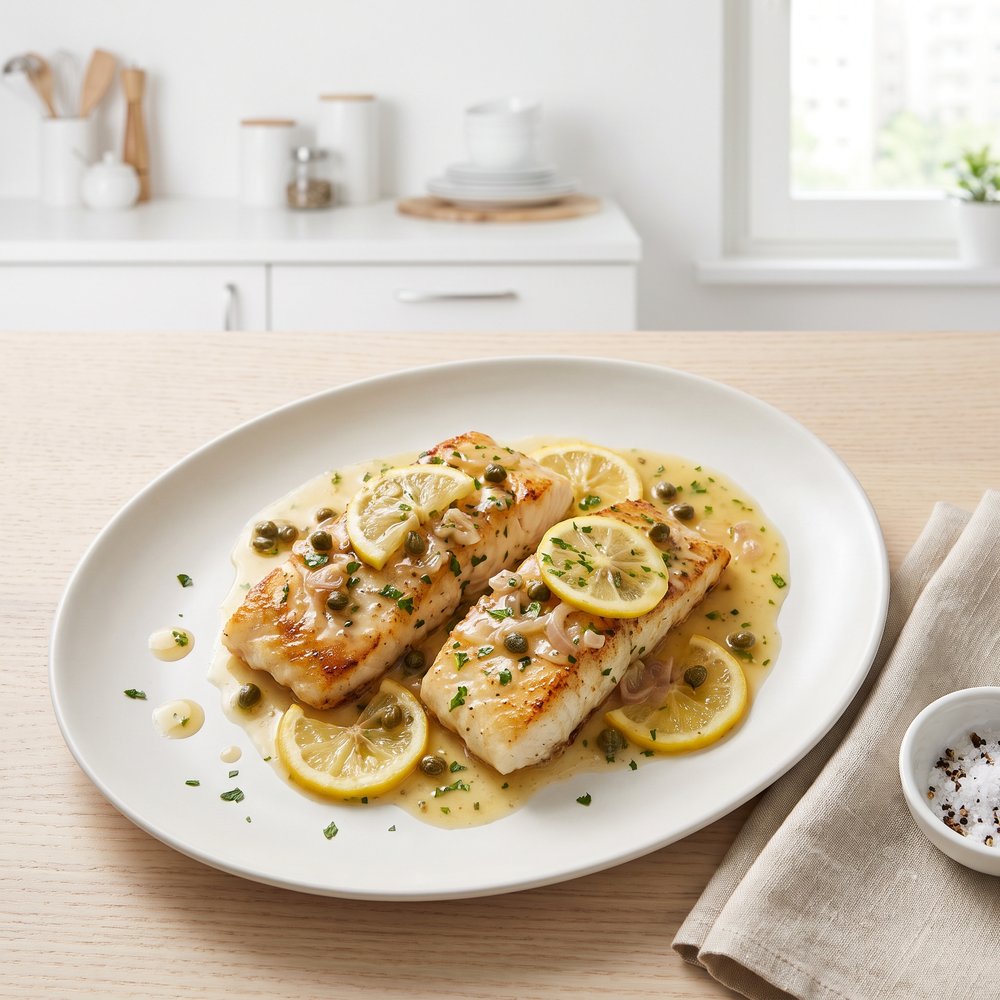 Lemon-Caper Cod Piccata