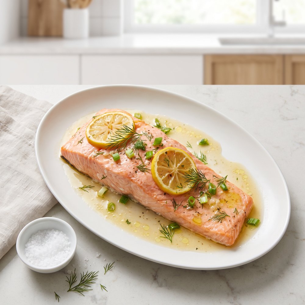 Lemon-Dill Garlic Salmon