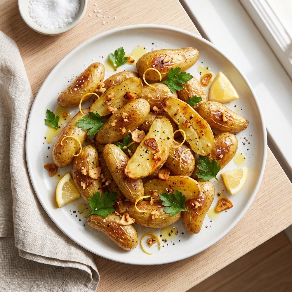 Lemon-Garlic Roasted Potatoes