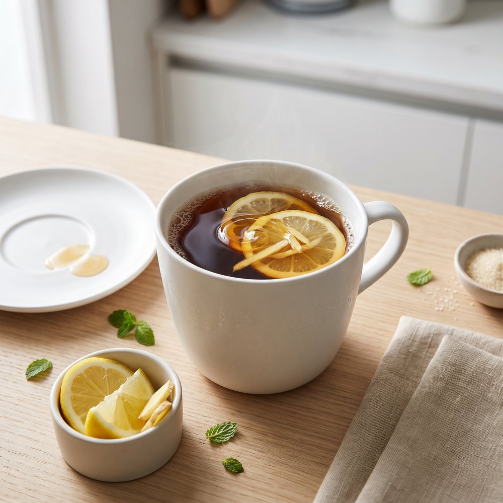 Lemon-Ginger Honey Tea
