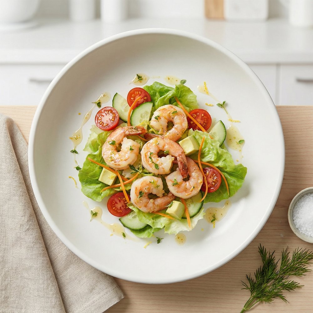 Warm Shrimp Salad