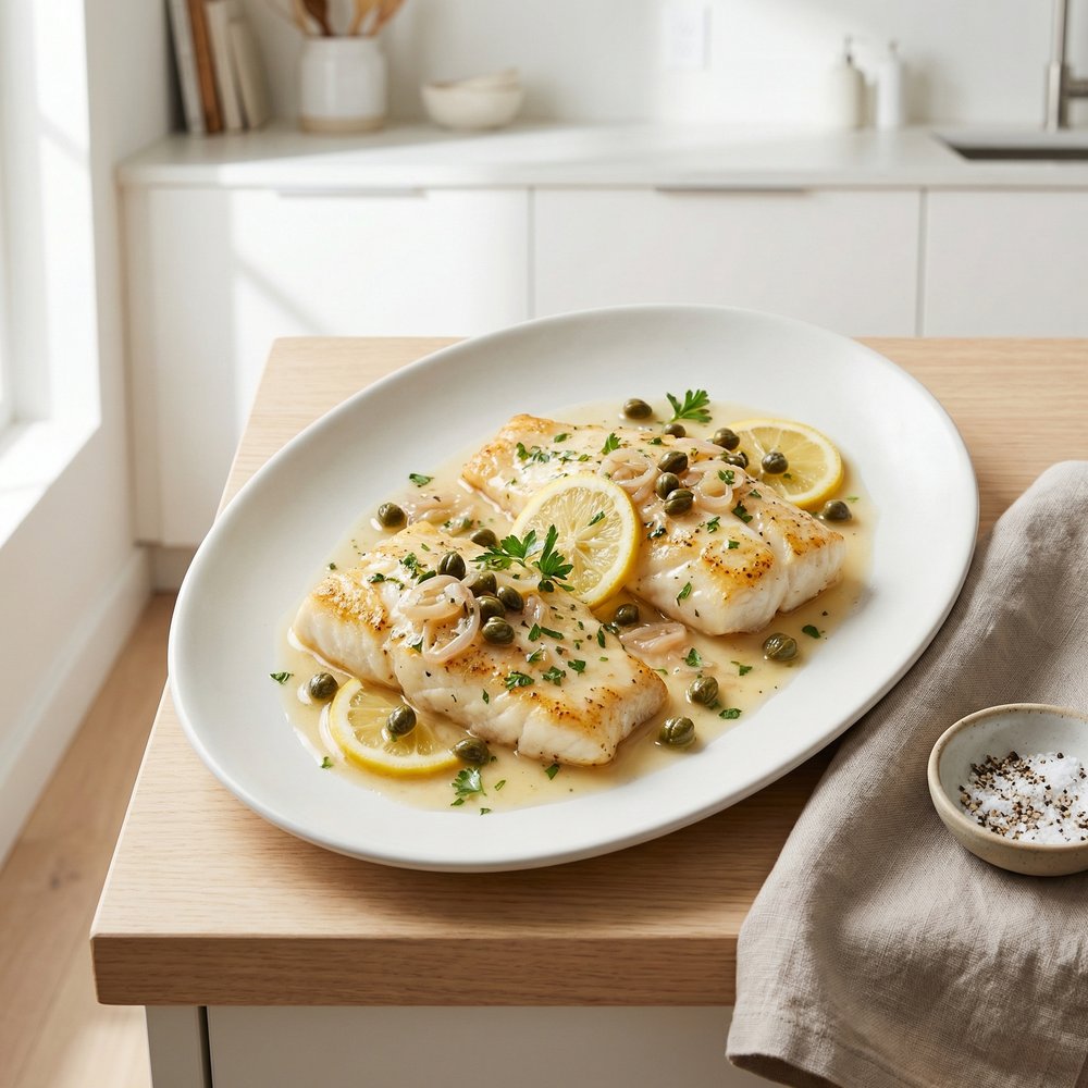 Lemon-Caper Cod Piccata