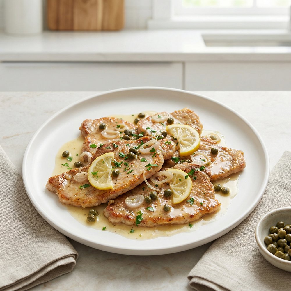 Bright Lemon Pork Piccata