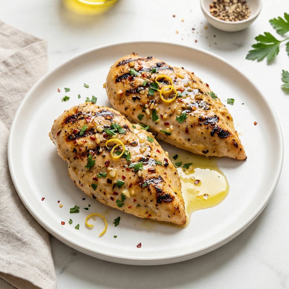 Lemon-Garlic Dijon Grilled Chicken