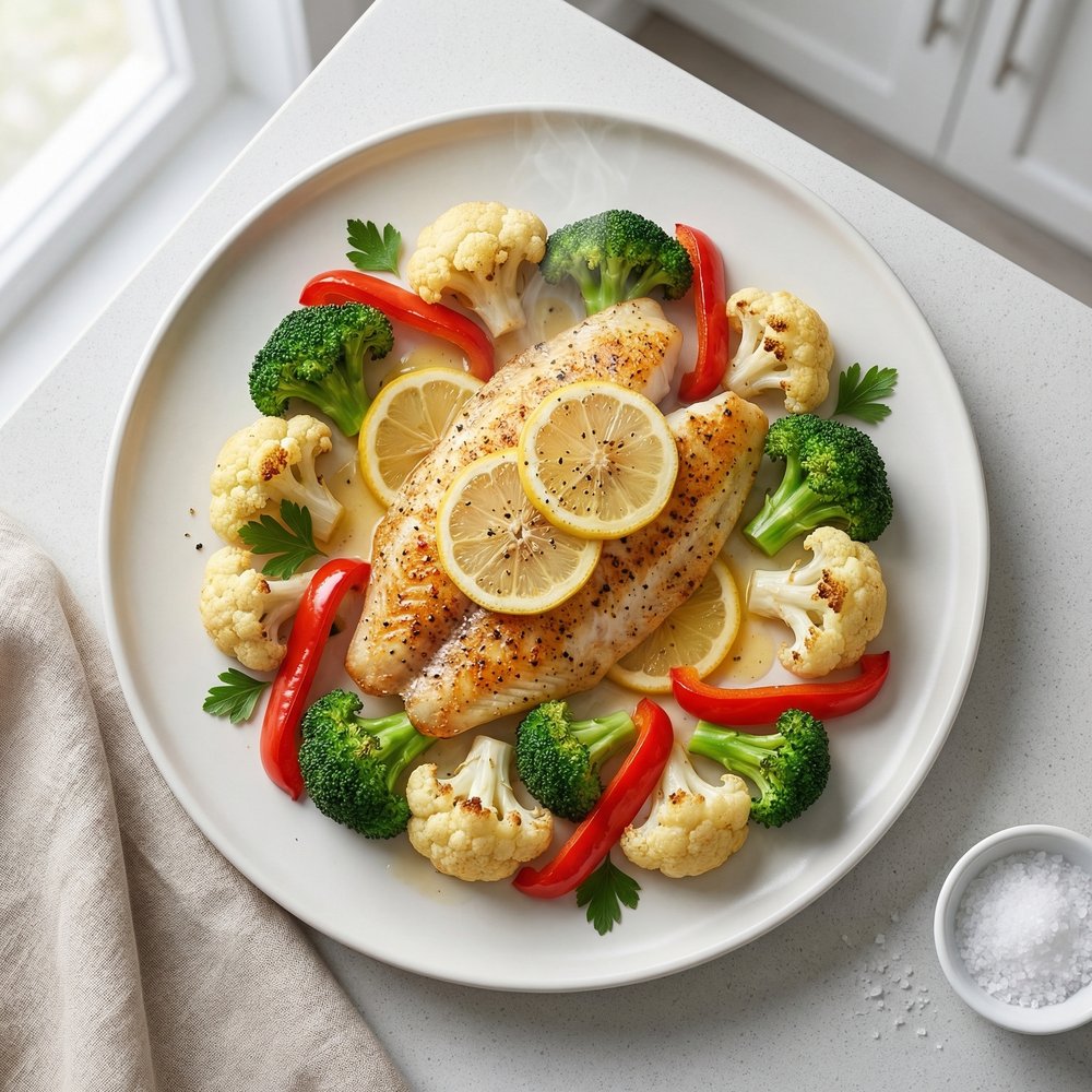 Lighter Oven-Baked Tilapia