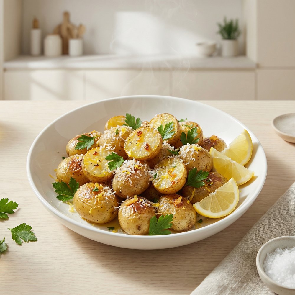 Garlic-Lemon Parmesan New Potatoes