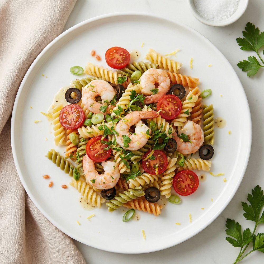 Lemony Shrimp Pasta Salad