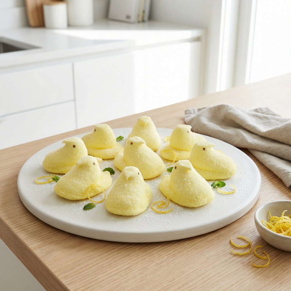 Citrus Marshmallow Peeps for Adults