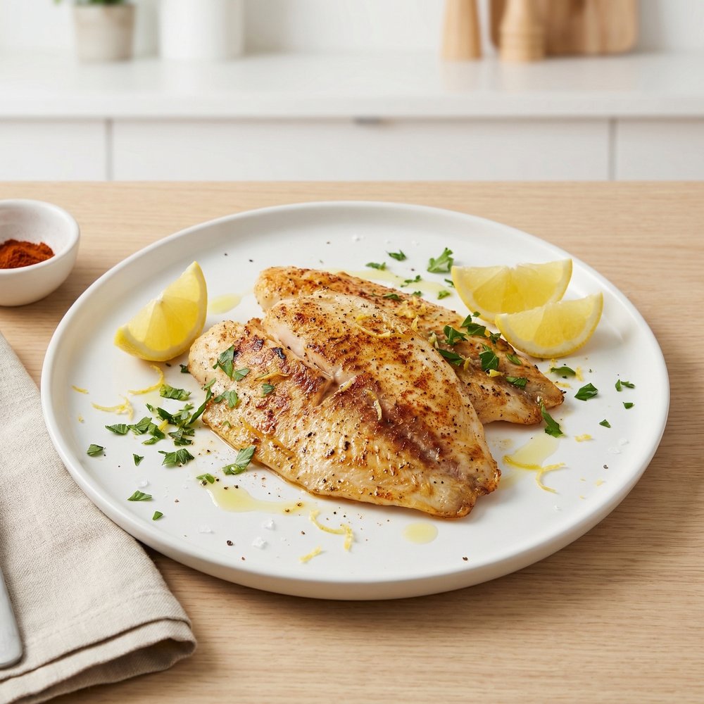 Crisp Lemon-Pepper Tilapia in the Air Fryer