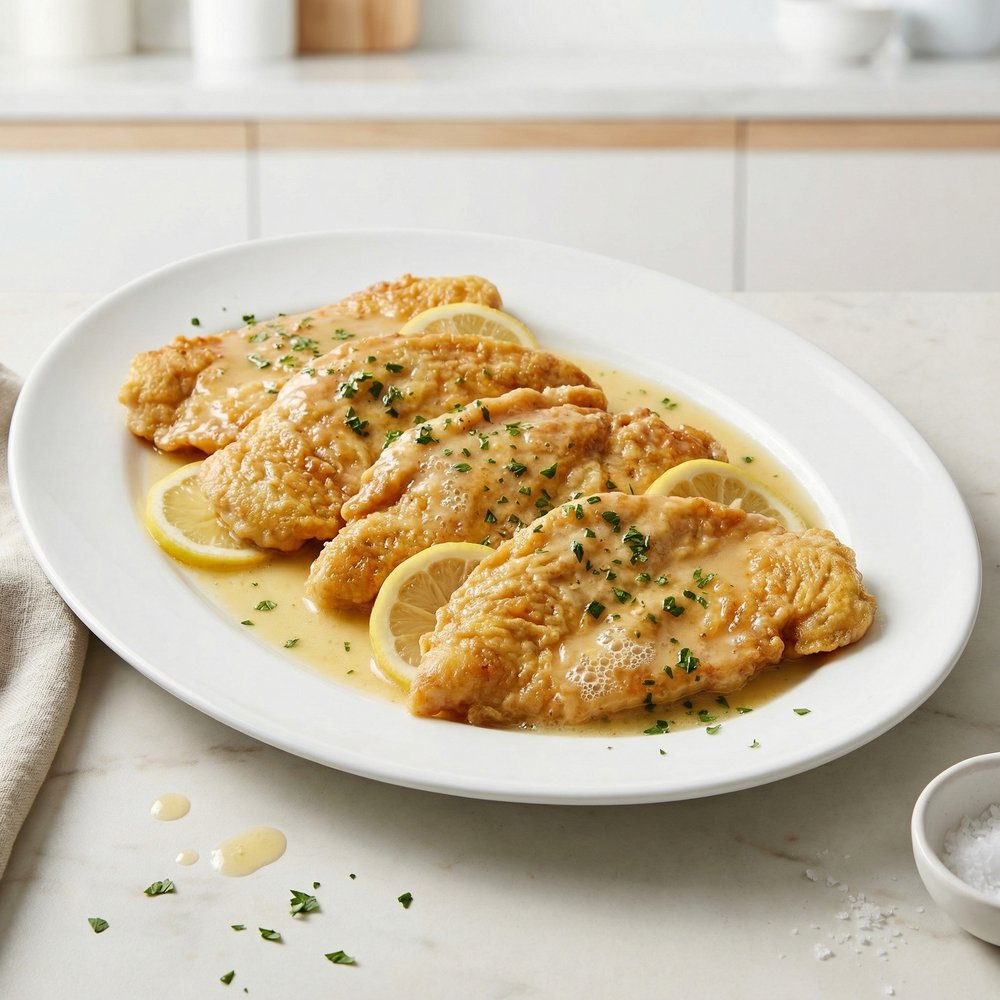 Weeknight Chicken Francese with Lemon-Butter Wine Sauce