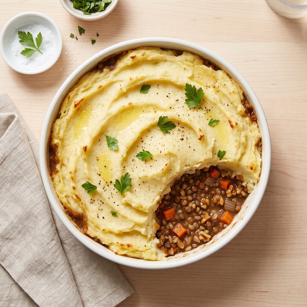 Lentil and Barley Shepherd’s Pie (Vegetarian)