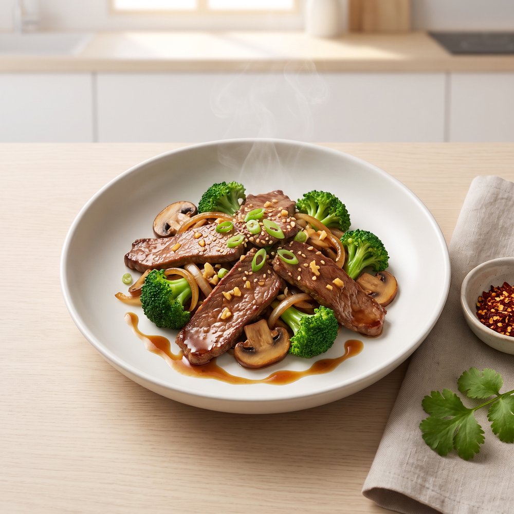 Light Beef Sir-Fry with Veggies