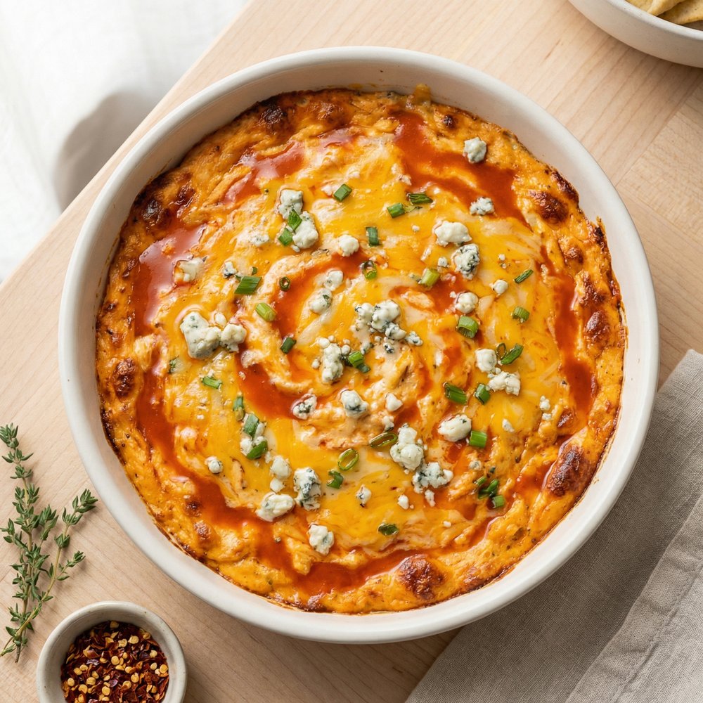 Skinny Buffalo Chicken Dip