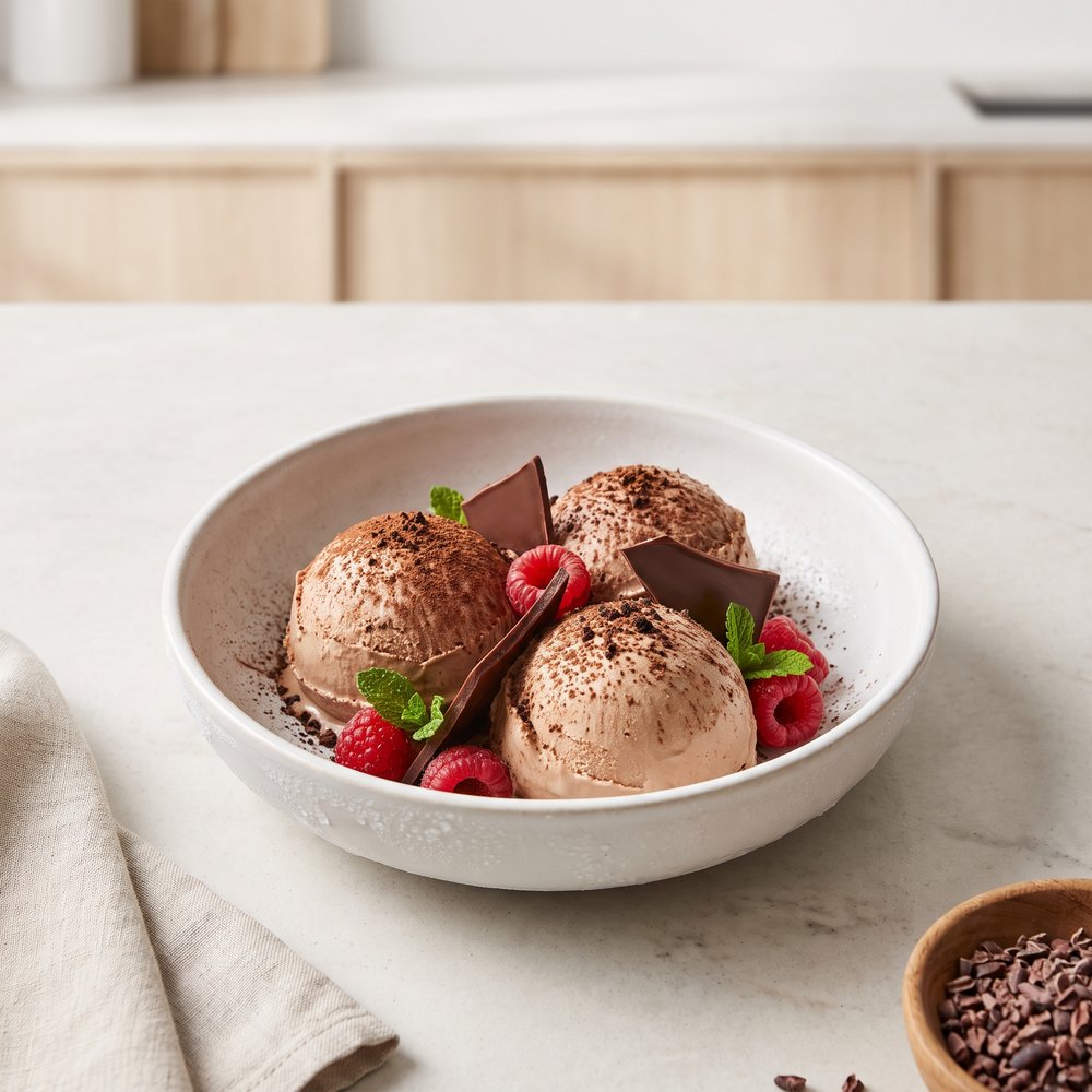 Light Chocolate Sicilian-Style Gelato