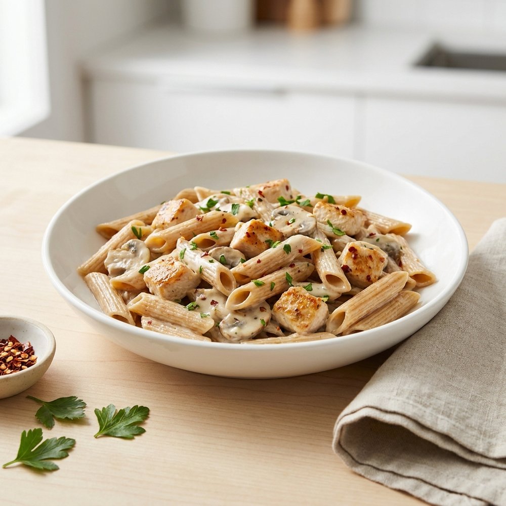Light Creamy Chicken Penne