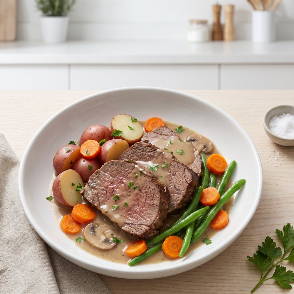 Lightened-Up Slow Cooker Awesome Pot Roast