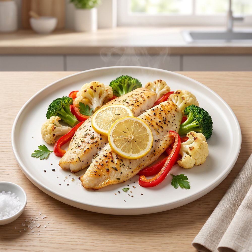 Lighter Oven-Baked Tilapia