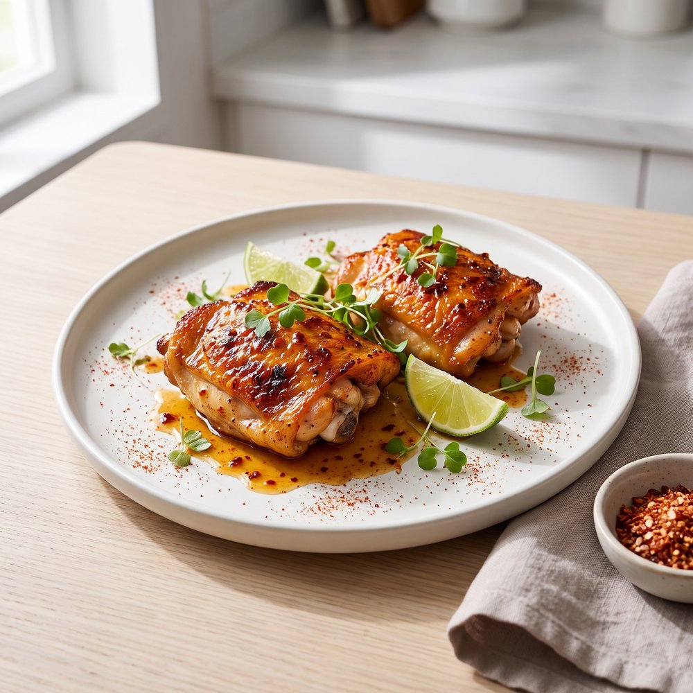 Lime-Chili Sous Vide Chicken Thighs