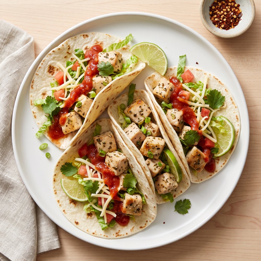 Lime Chicken Soft Tacos