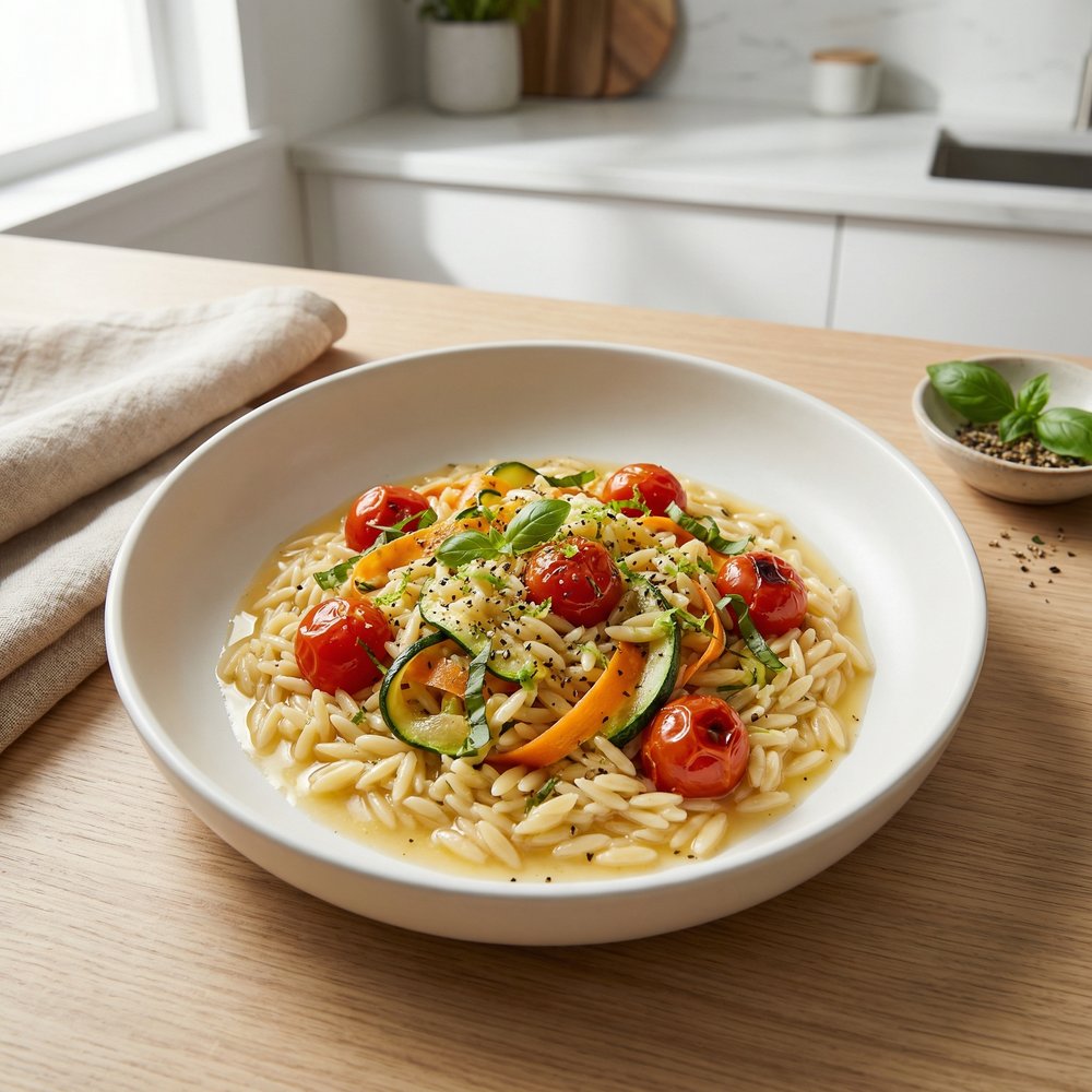 Vegetarian Lime Orzo