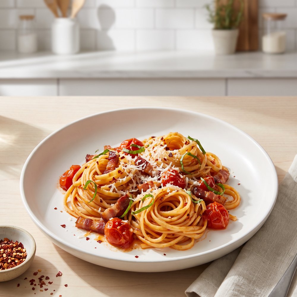Linguine all’Amatriciana