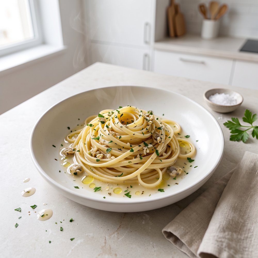 Linguine in White Clam Sauce
