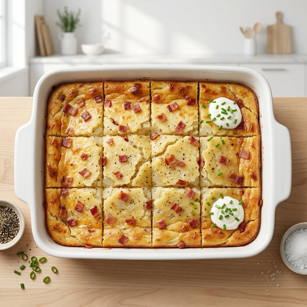 Traditional Lithuanian Potato Kugelis