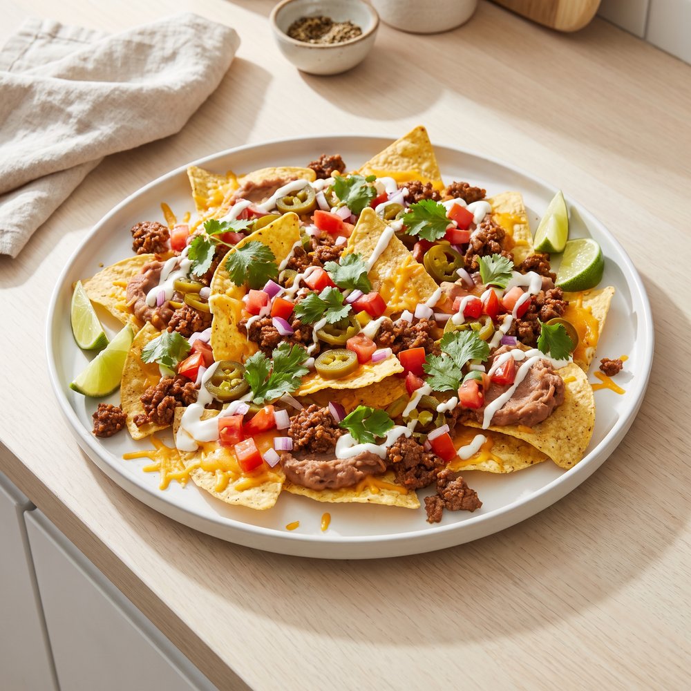 Loaded Beef Nachos
