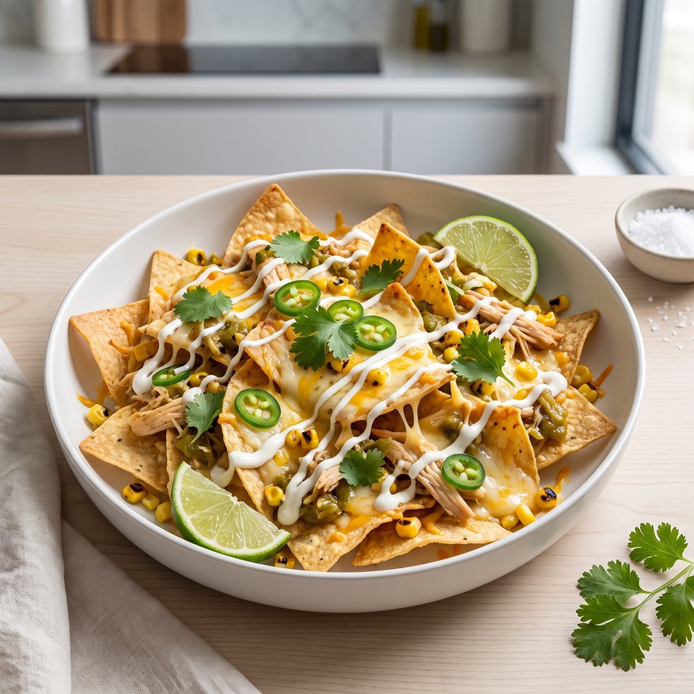 Loaded Chicken Nacho Platter