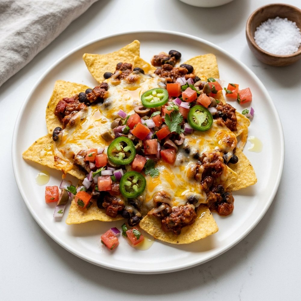 Loaded Chili Cheese Nachos
