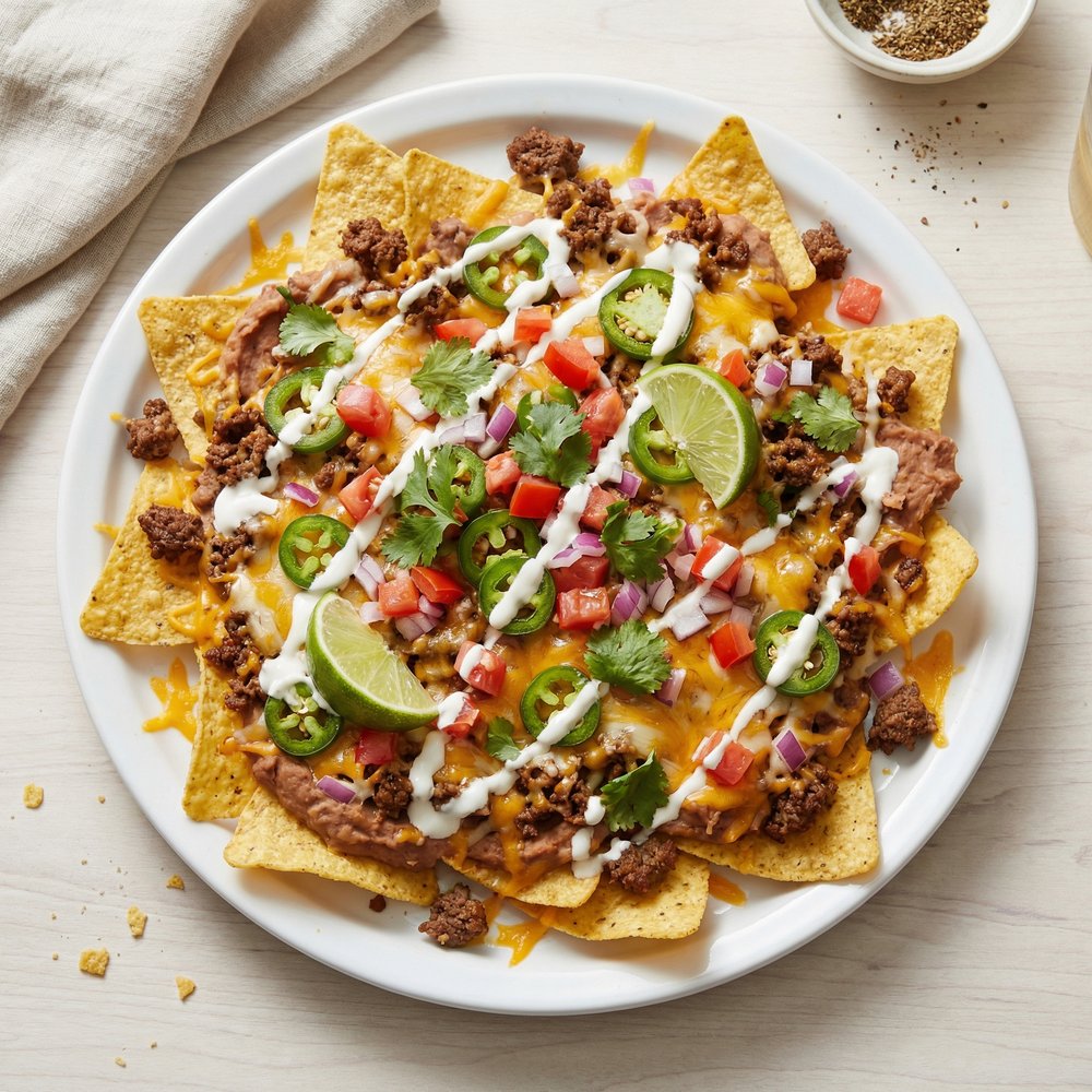 Loaded Beef Nachos