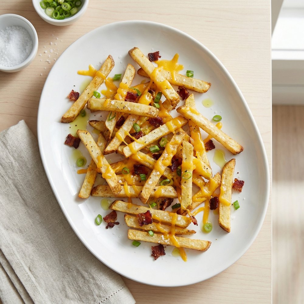 Loaded Jicama Fries